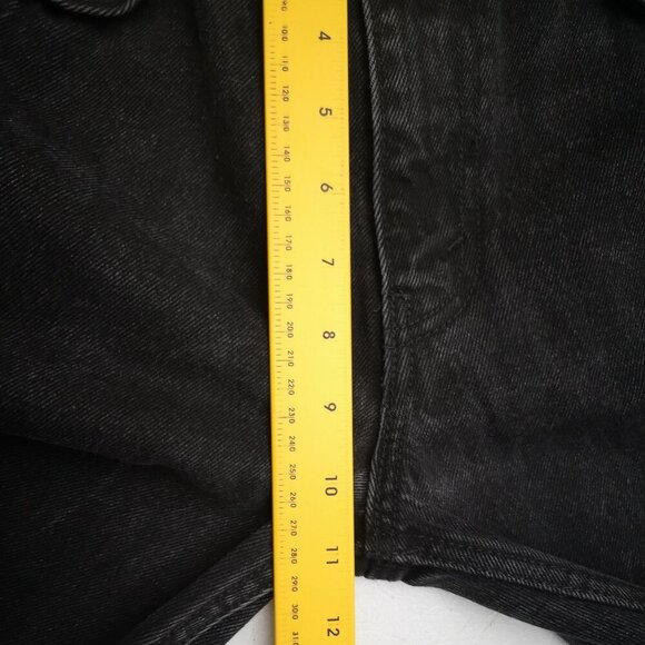 Levi's Men's Size 32 Waist Zipper & Button Closure Straight Leg Black Jeans - Picture 11 of 12